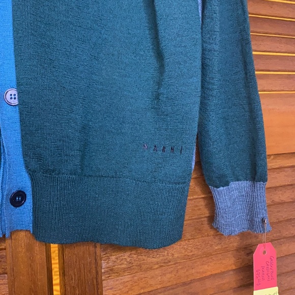 Marni Lana vergine new wool cardigan - Picture 2 of 7